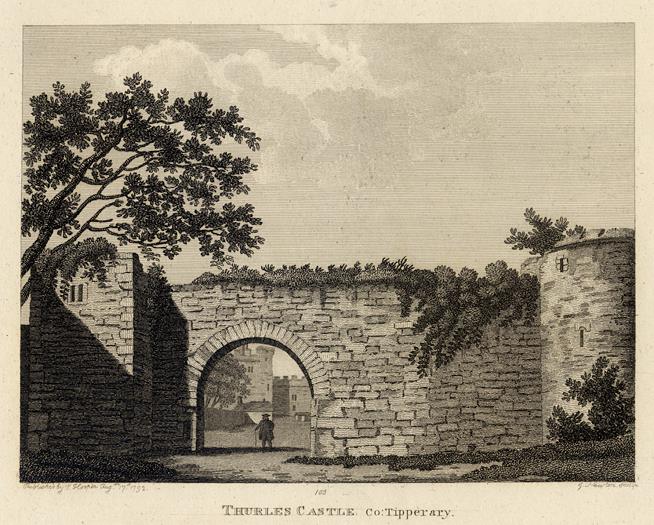 Ireland, Co. Tipperary, Thurles Castle, 1786
