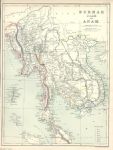 Burma, Thailand, Laos, Cambodia & Vietnam , 1872