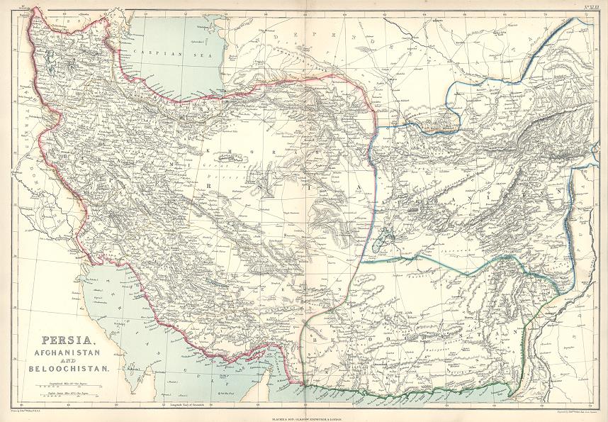 Persia, Afghanistan and Beloochistan, 1872