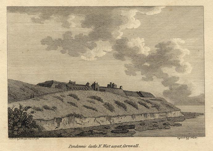 Cornwall, St. Michael's Mount and Mount's Bay, 1786