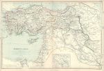 Turkey in Asia (with Iraq), 1872