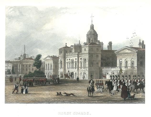 London, Horse Guards, 1838