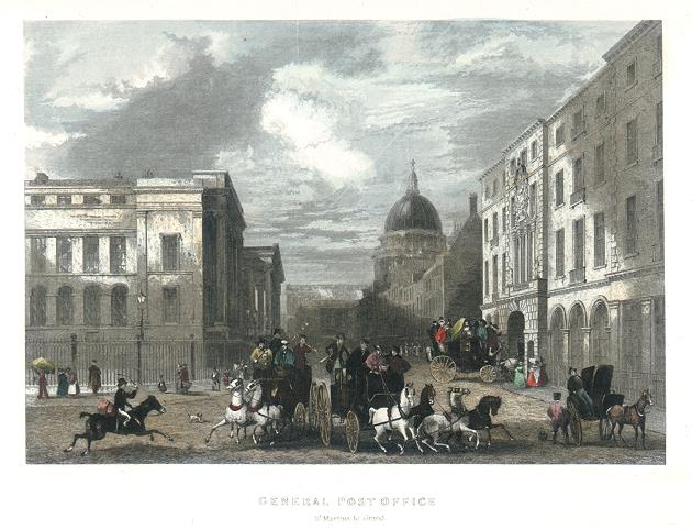 London, General Post Office, 1838