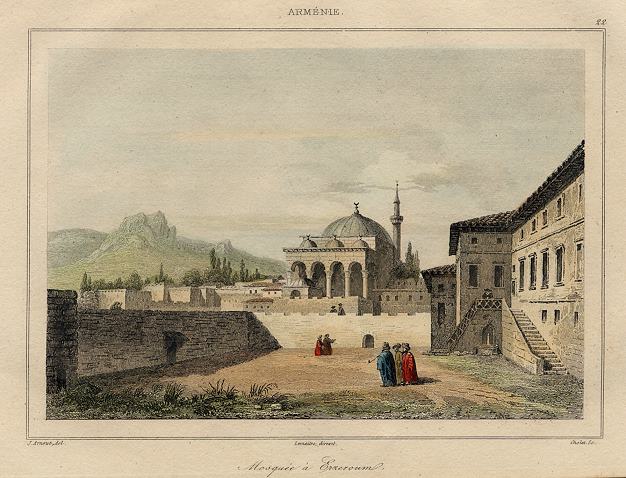Armenia, Mosque at Erzeroum, 1838