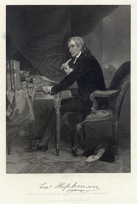 USA, Francis Hopkinson after Alonzo Chappel, 1861