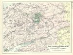 Ireland, Killarney area map, 1905