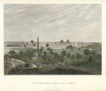 Egypt, Pyramids from Old Cairo, 1811