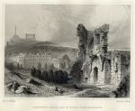 Scotland, Edinburgh, St.Anthony's Chapel & Holyrood House, 1848