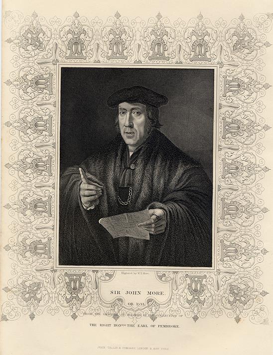Sir John More, 1855