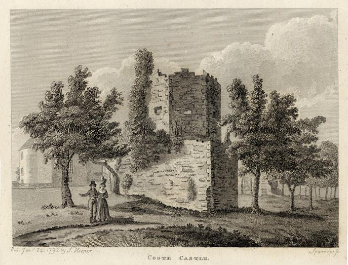 Ireland, Co. Roscommon, Coote Castle, 1786