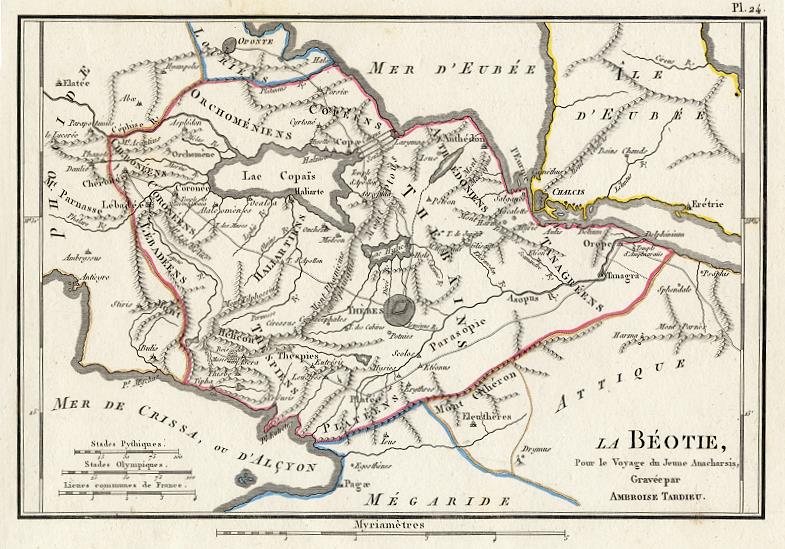 Ancient Greece, Boeotia, 1825