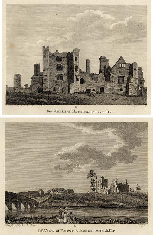 Ireland, Co. Meath, Bective Abbey, 1786