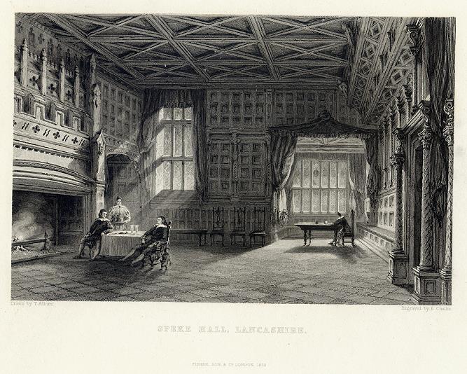 Lancashire, Speke Hall, 1831