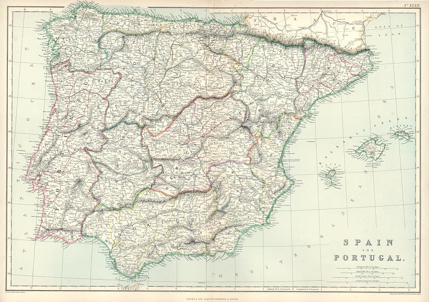 Spain & Portugal, 1872