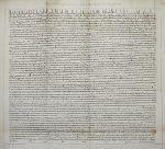 Magna Charta of King John from 1215, facsimile published 1819