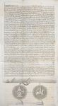 Magna Carta 9, Durham Cathedral copy, facsimile of 1819