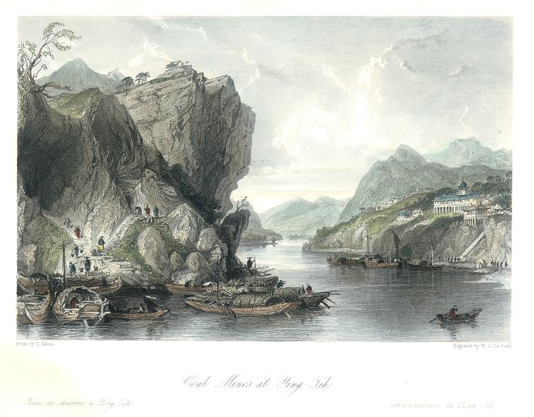 China, Coal Mines at Ying-Tih, 1843