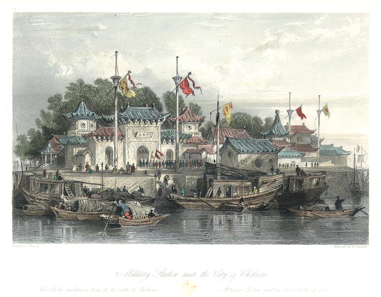 China, Military Station near Chokian, 1843
