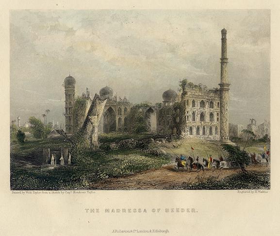 India, Madressa of Beeder, 1856