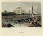 Turkey, St.Sophia from the Bosphorus, 1856