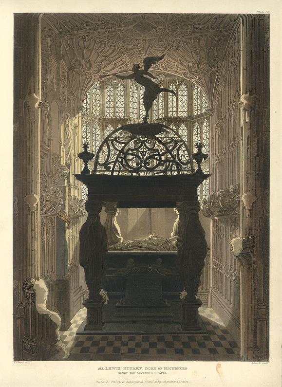 Westminster Abbey, Monument to Lewis Stuart, Duke of Richmond, 1812