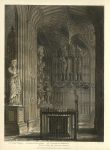 Westminster Abbey, East End of South Aisle, 1812