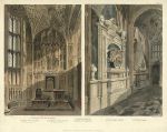 Westminster Abbey, North Aisle, Henry Seventh Chapel, 1812