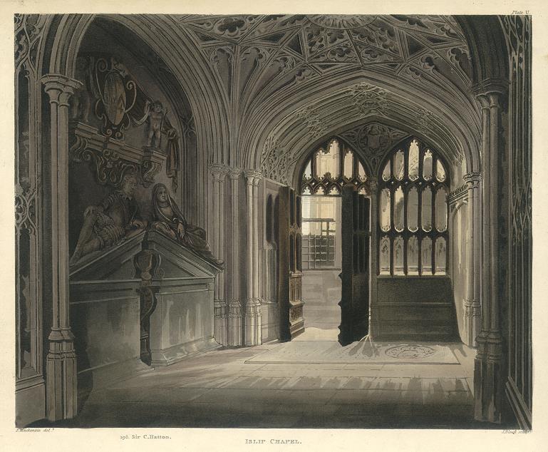 Westminster Abbey, Islip Chapel, 1812