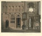 Westminster Abbey, Screen of Abbot Islip's Chapel ..., 1812