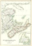 Canada, New Brunswick, Nova Scotia & Quebec (Eastern Section), 1898