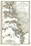 Ancient Greece, Asia Minor coast (includes Rhodes), 1825