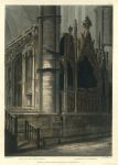 Westminster Abbey, Part of the Screen of Edward the Confessor, 1812