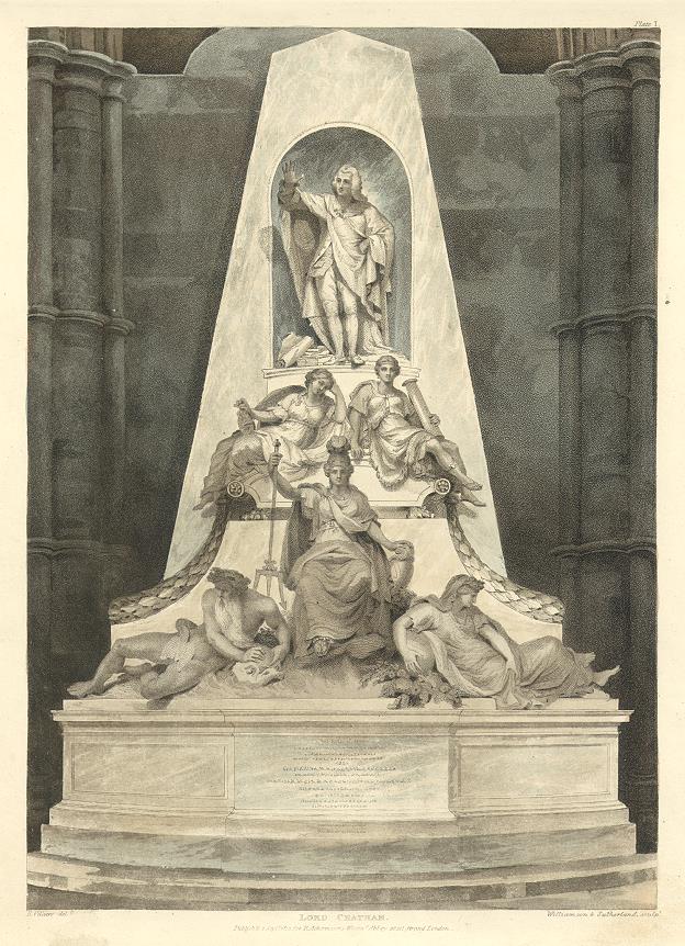 Westminster Abbey, Monument to Lord Chatham, 1812