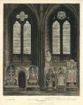 Westminster Abbey, North Aisle windows, 1812