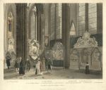 Westminster Abbey, North Aisle windows, 1812