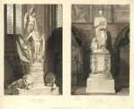 Westminster Abbey, Monuments to Capt. Montague & Addison, 1812