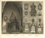 Westminster Abbey, Monuments in the Cloister, 1812