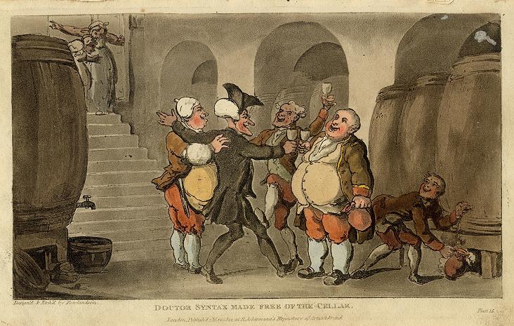 Doctor Syntax made Free of the Cellar, 1812