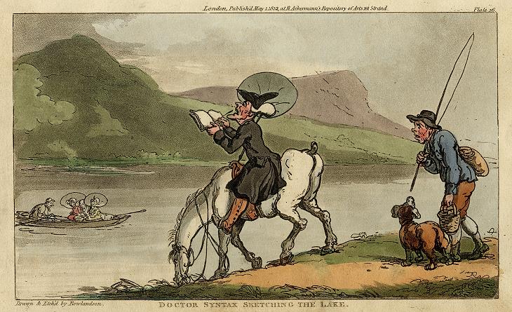 Doctor Syntax Sketching the Lake, 1812