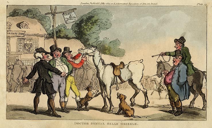 Doctor Syntax Sells Grizzle (his horse), 1812