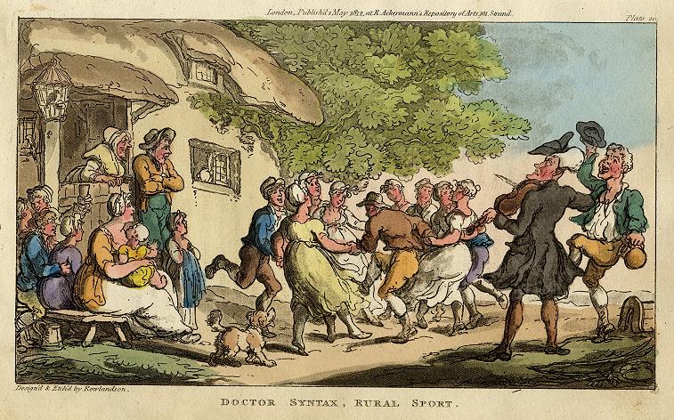 Doctor Syntax at Rural Sport, 1812