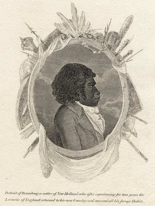 Australia, Bennilong, who lived two years in England, 1817