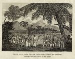 Tahiti, establishment of Peace between Captain Cook and the Queen, 1817