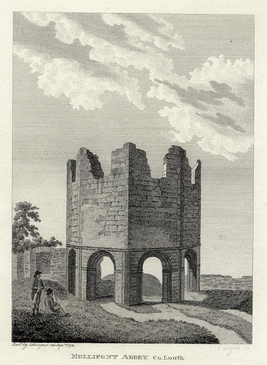 Ireland, Co.Louth, Mellifont Abbey, 1786