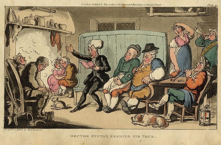 Doctor Syntax Reading his Tour, 1812