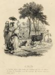 Cockney social caricature, picnic, Robert Seymour, 1835 / 1878