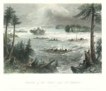 Canada, Junction of the Ottawa & St.Lawrence Rivers, 1842