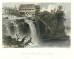 Canada, Mill on the Rideau River near Bytown, 1842