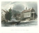 Canada, Mill at Sherbrooke on the River Magog, 1842