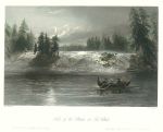 Canada, Falls of the Ottawa at Les Chats, 1842